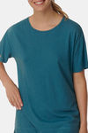 Triumph Cotton Loungewear Top - Ocean Depths — thumbnail 3